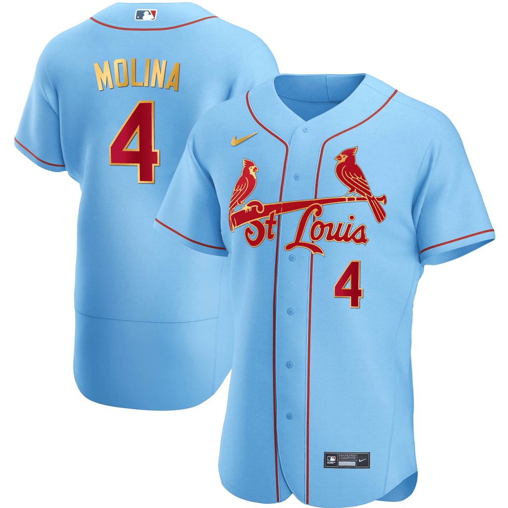 Men’s St. Louis Flex Base Gold Trim Jersey