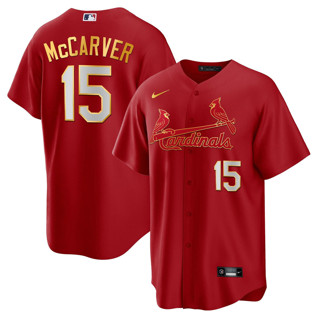 Men’s St. Louis Cool Base Gold Trim Jersey