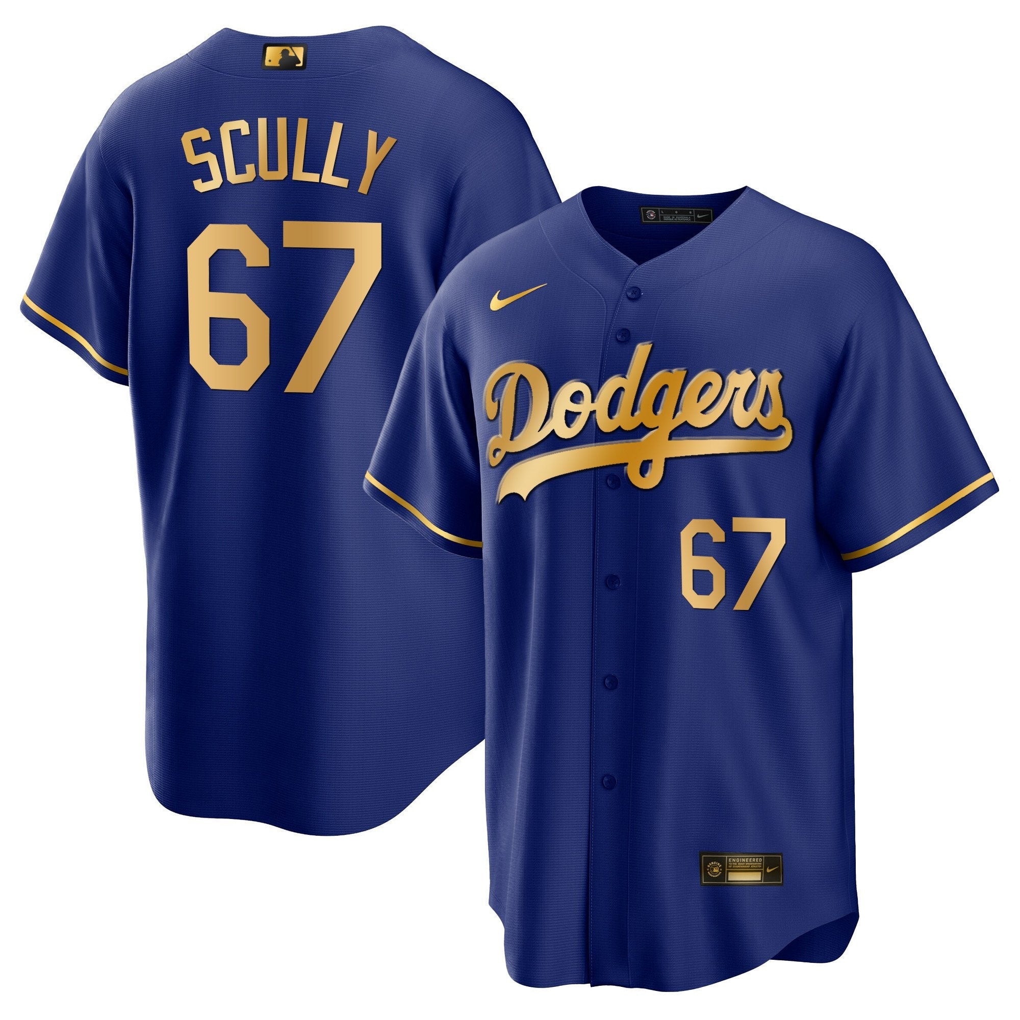 Men’s Los Angeles Cool Base Gold Jersey