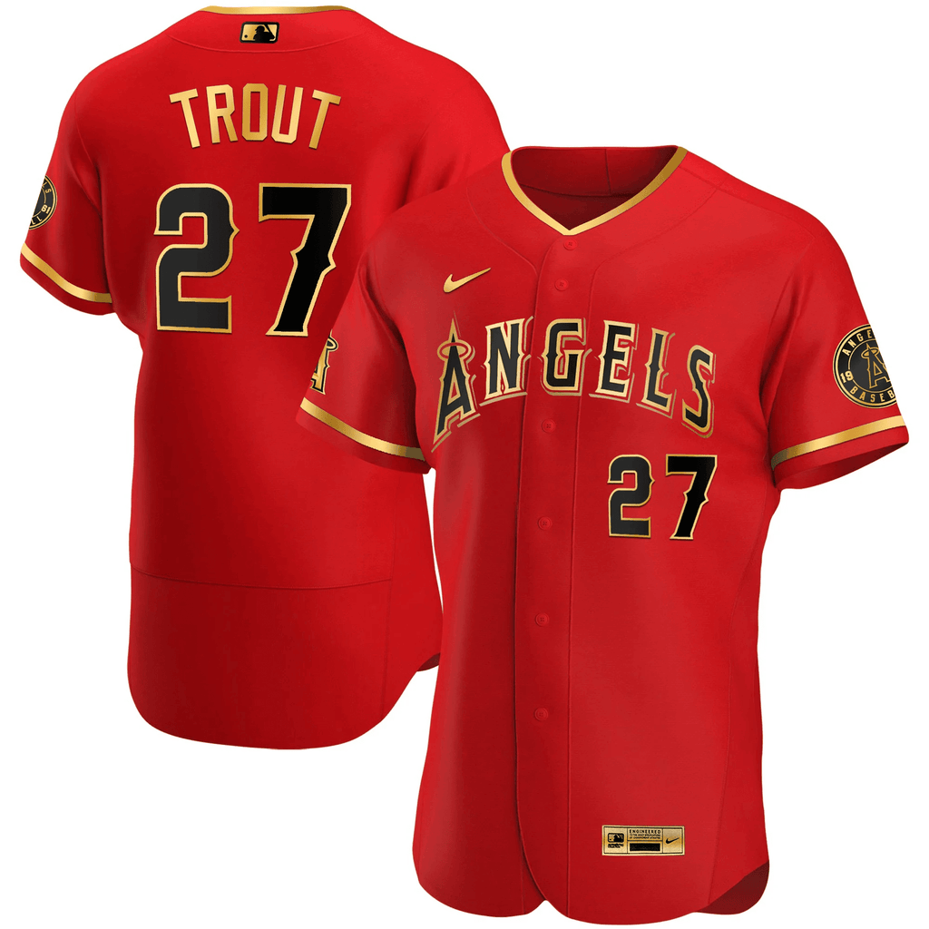 Men’s Los Angeles Flex Base Gold Jersey