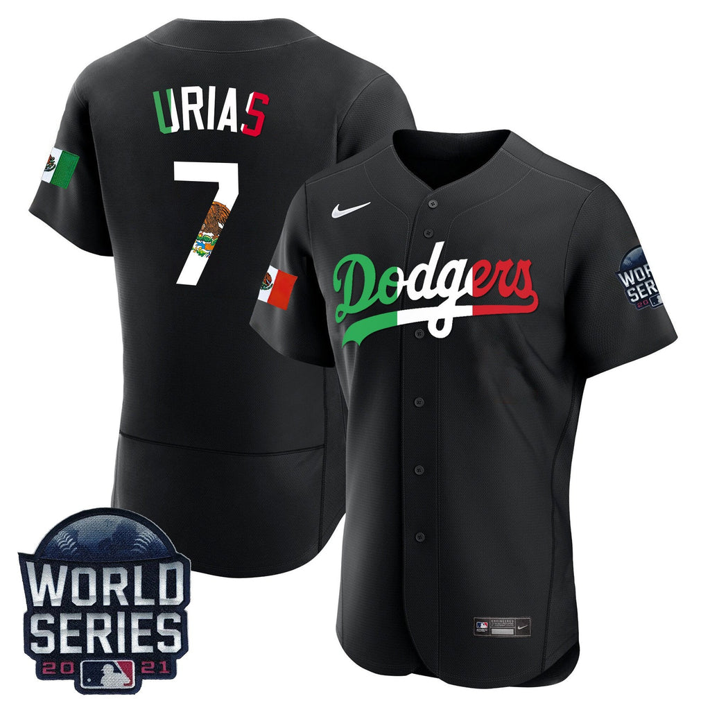Men’s Mexico World Series Patch Flex Base Jersey