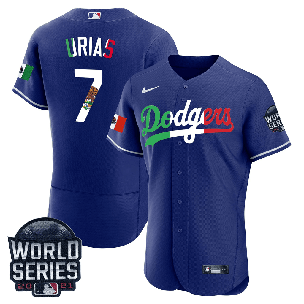 Men’s Mexico World Series Patch Flex Base Jersey