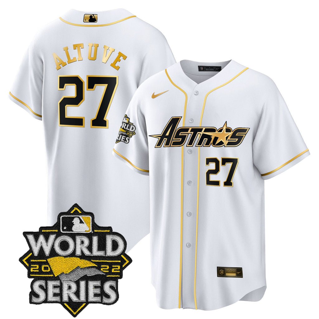Men’s World Series & Throwback Patch Gold Jersey