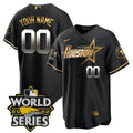 World Series Black Gold Special Custom Jersey
