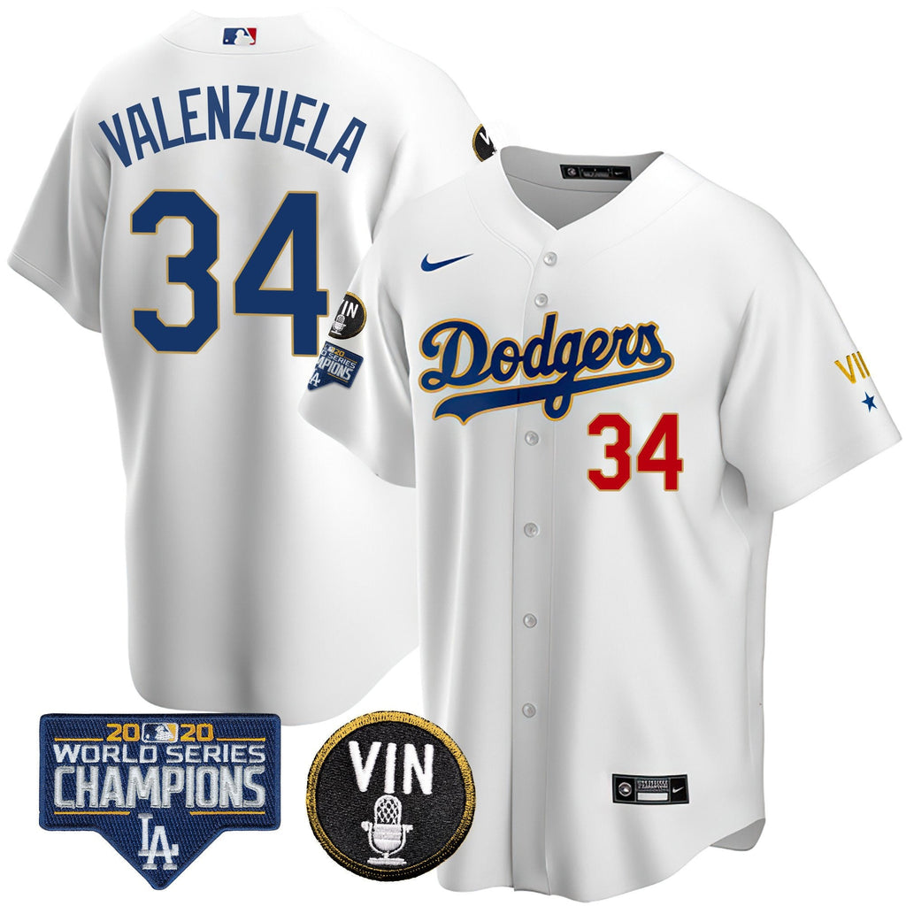 Men’s World Series & Vin Sculy Patch Gold Jersey