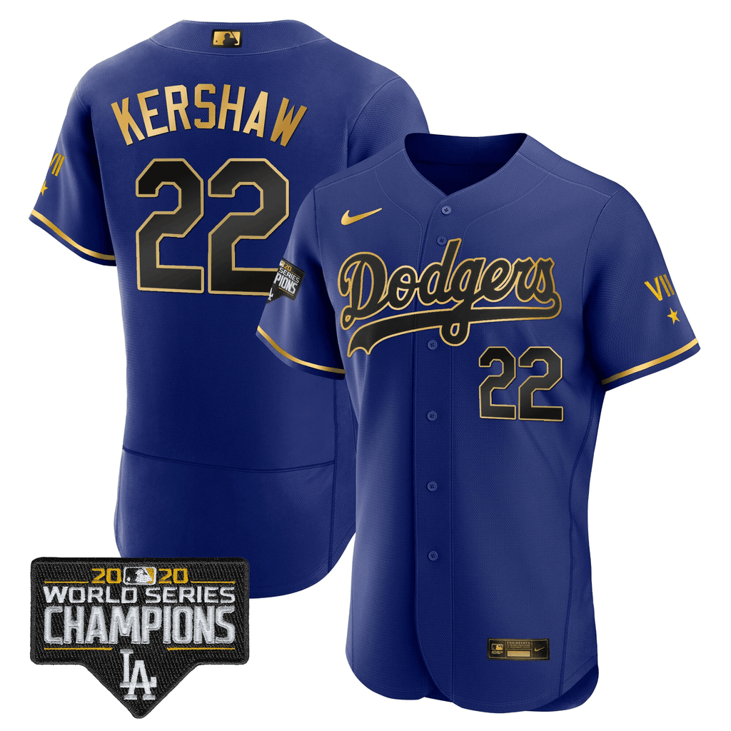 Men’s Royal Gold World Series 2020 Patch Jersey