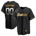 Gray & Black Gold Special Custom Jersey