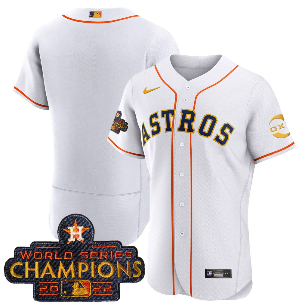 Houston 2022 Champions Gold Rush Oxy Patch Flex Base Jersey