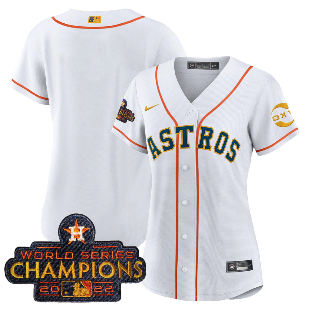 Houston 2022 Champions Gold Rush Oxy Patch Flex Base Jersey