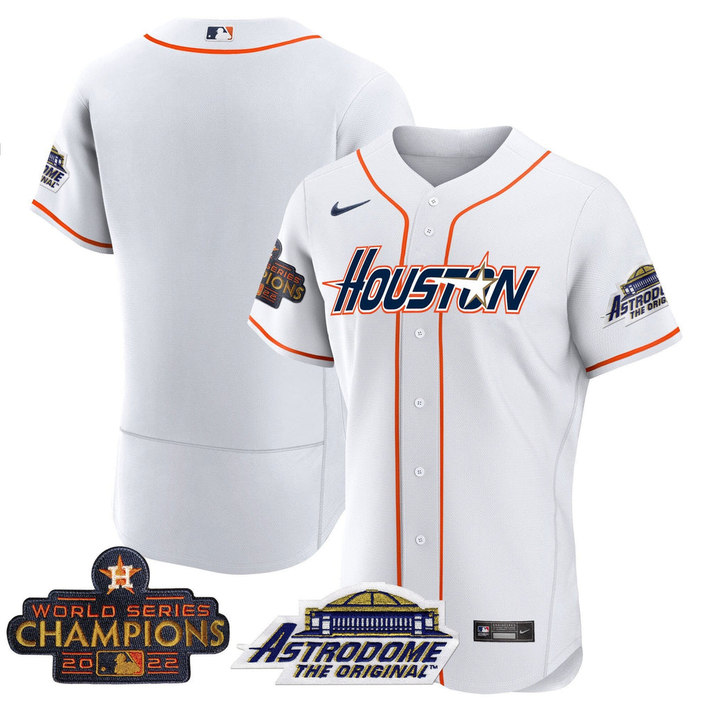 Men’s Houston 2022 Astrodome & Champions Patch Jersey