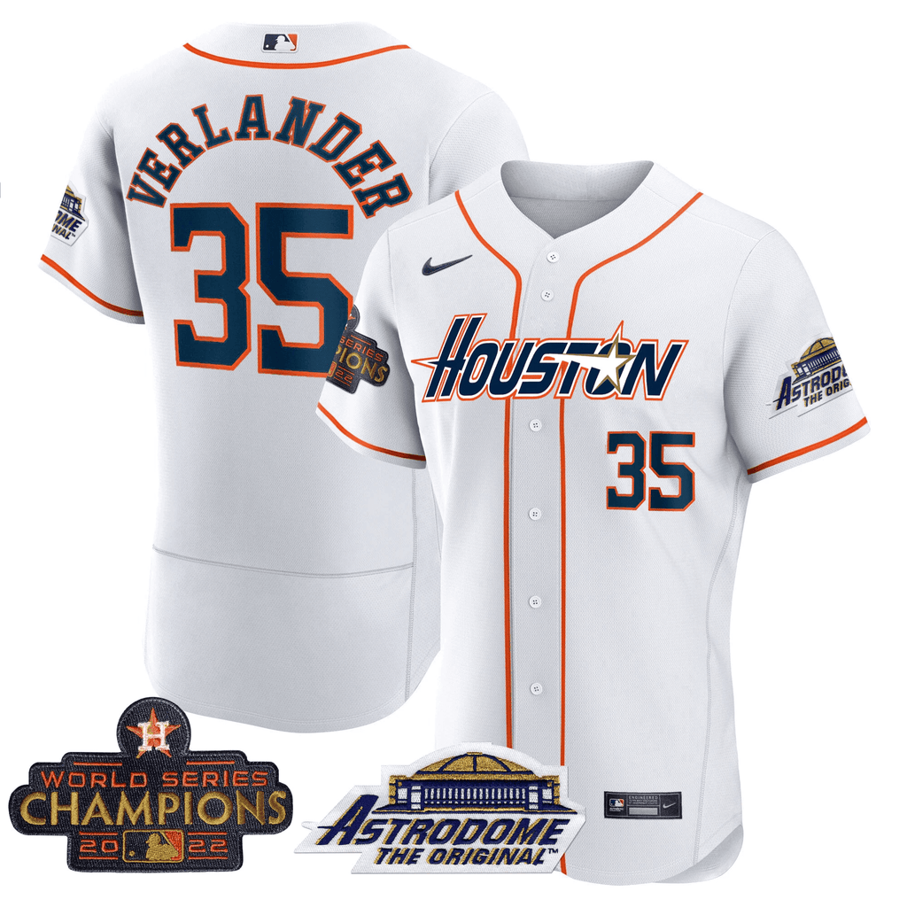 Men’s Houston 2022 Astrodome & Champions Patch Jersey