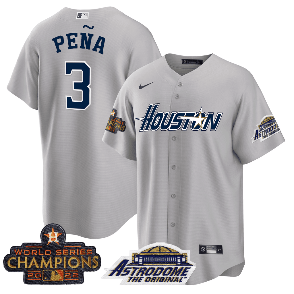 Men’s Houston 2022 Astrodome & Champions Patch Jersey