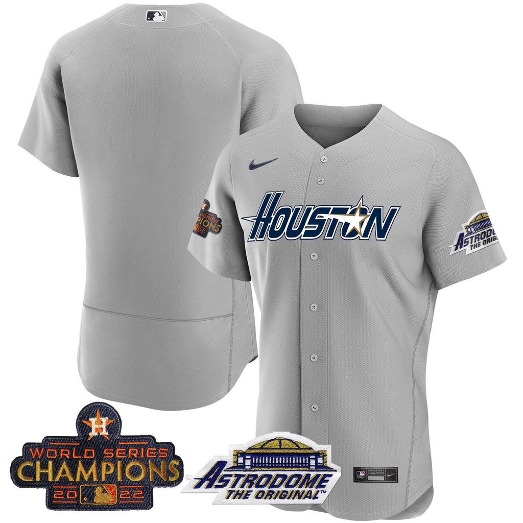 Men’s Houston 2022 Astrodome & Champions Patch Jersey