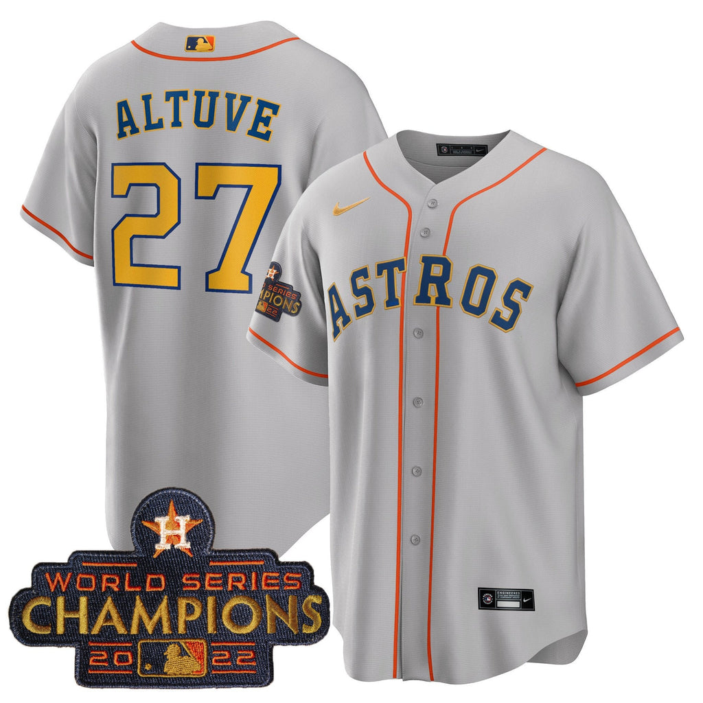 Men’s 2023 Champions Gray Gold Jersey