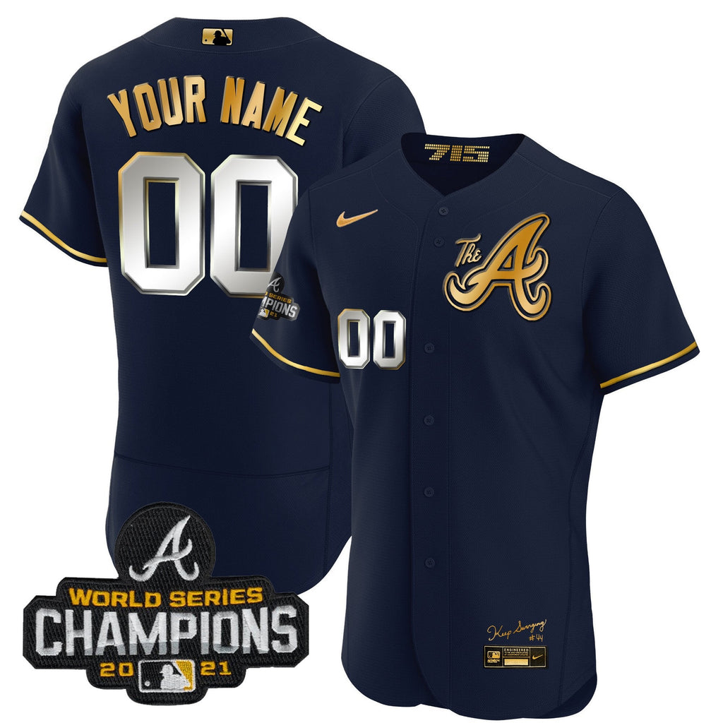 Atlanta Champions City Connect Gold Custom Jersey