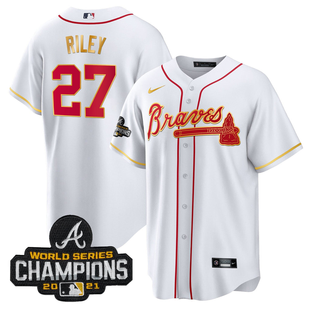 Men’s Atlanta Champions Patch Gold Trim Jersey