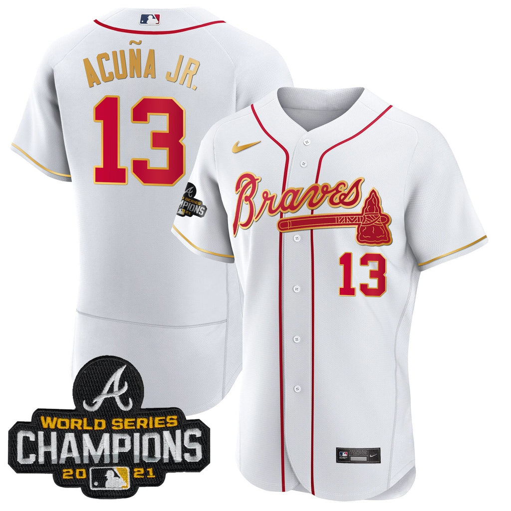 Men’s Atlanta Champions Patch Gold Trim Jersey