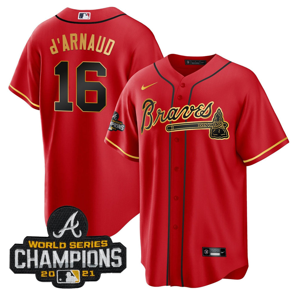 Men’s Atlanta Champions Patch Gold Trim Jersey