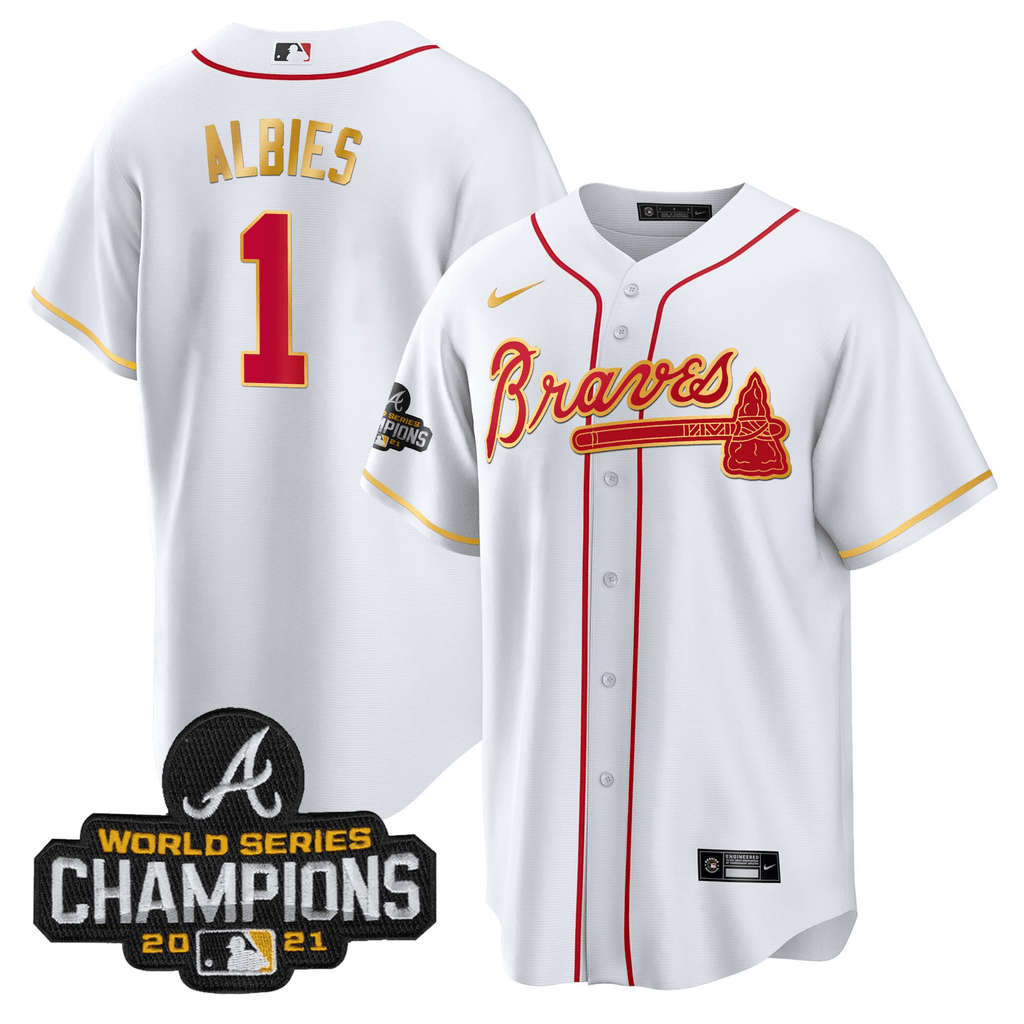 Men’s Atlanta Champions Patch Gold Trim Jersey