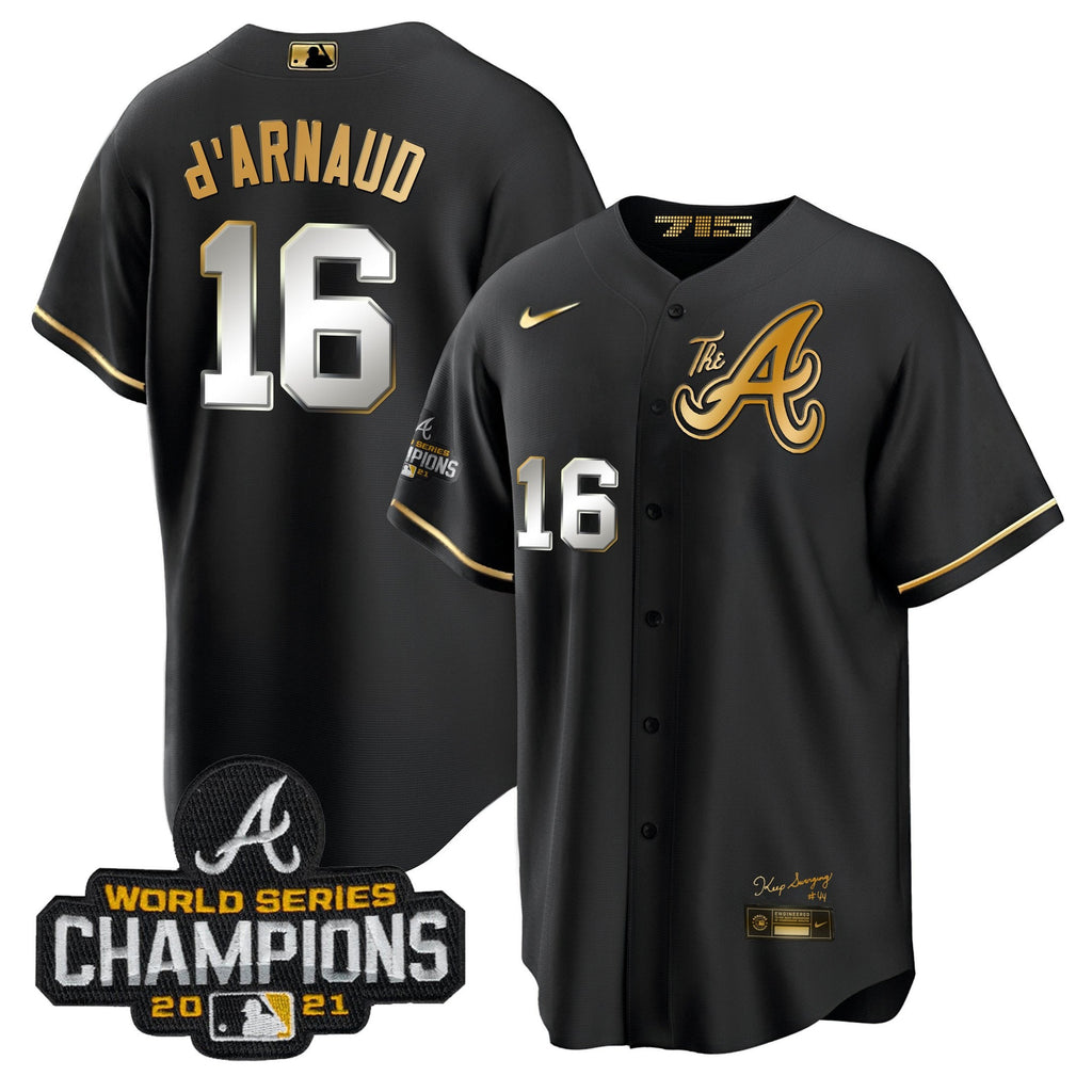 Men’s Atlanta Champions City Connect Gold Cool Base Jersey