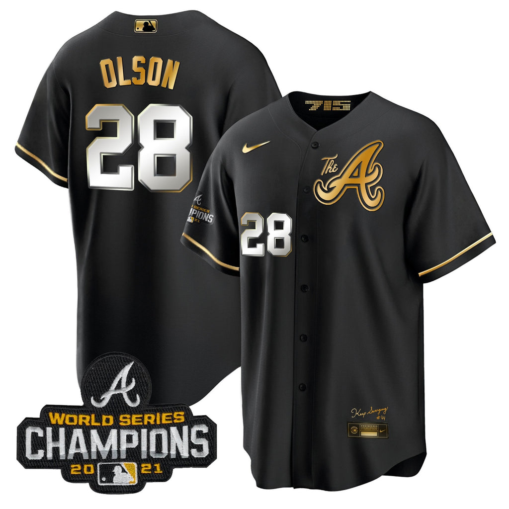 Men’s Atlanta Champions City Connect Gold Cool Base Jersey