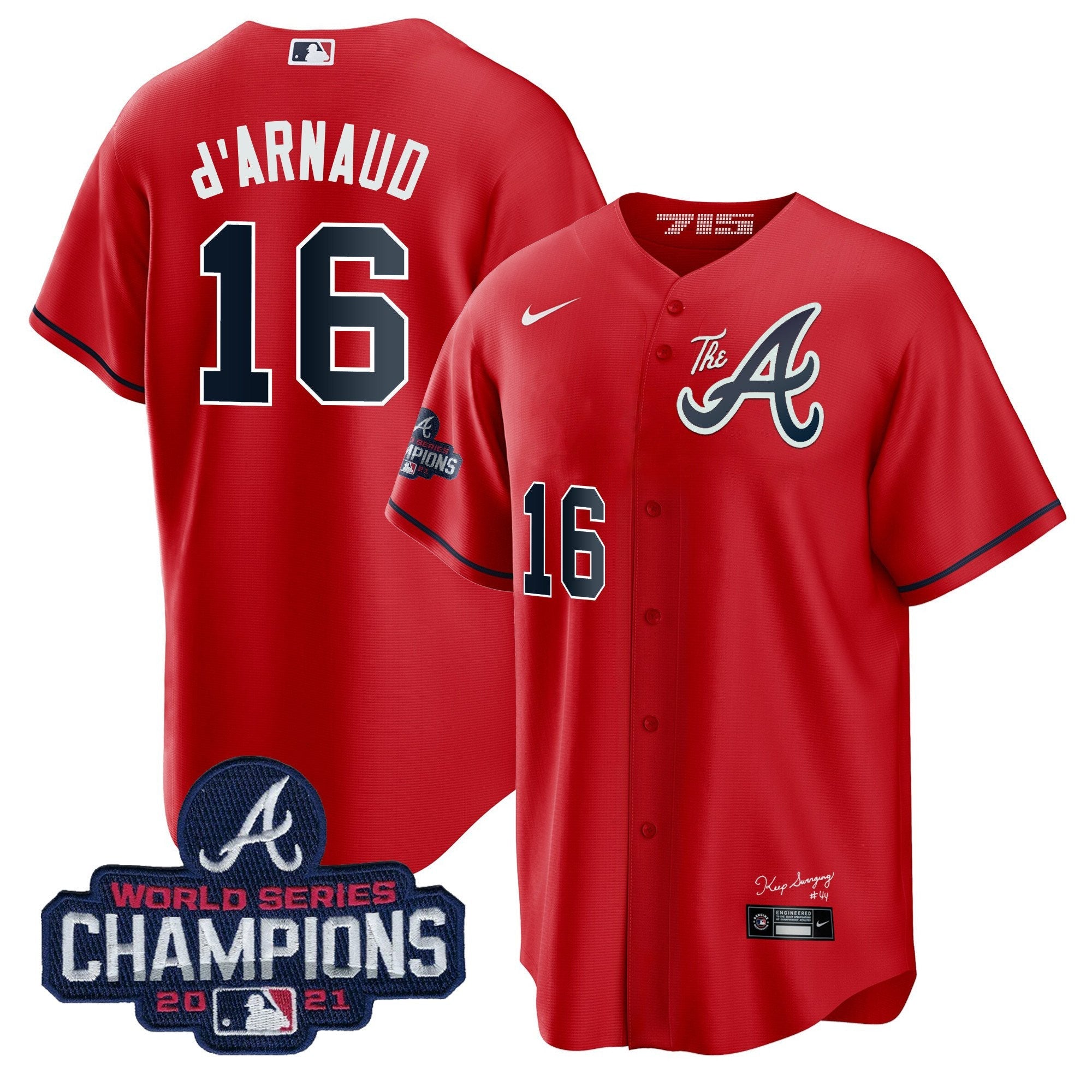Men’s Atlanta Champions City Connect Gold Cool Base Jersey