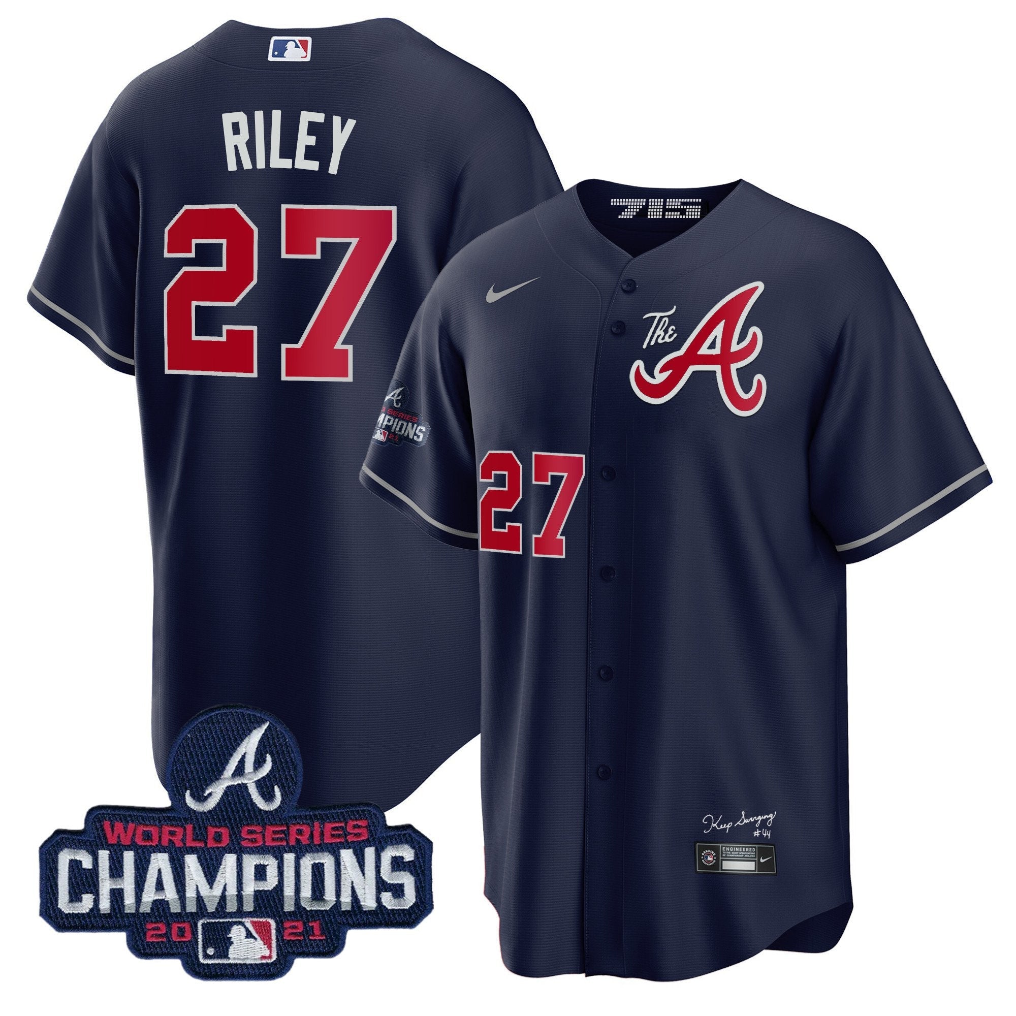 Men’s Atlanta Champions City Connect Gold Cool Base Jersey