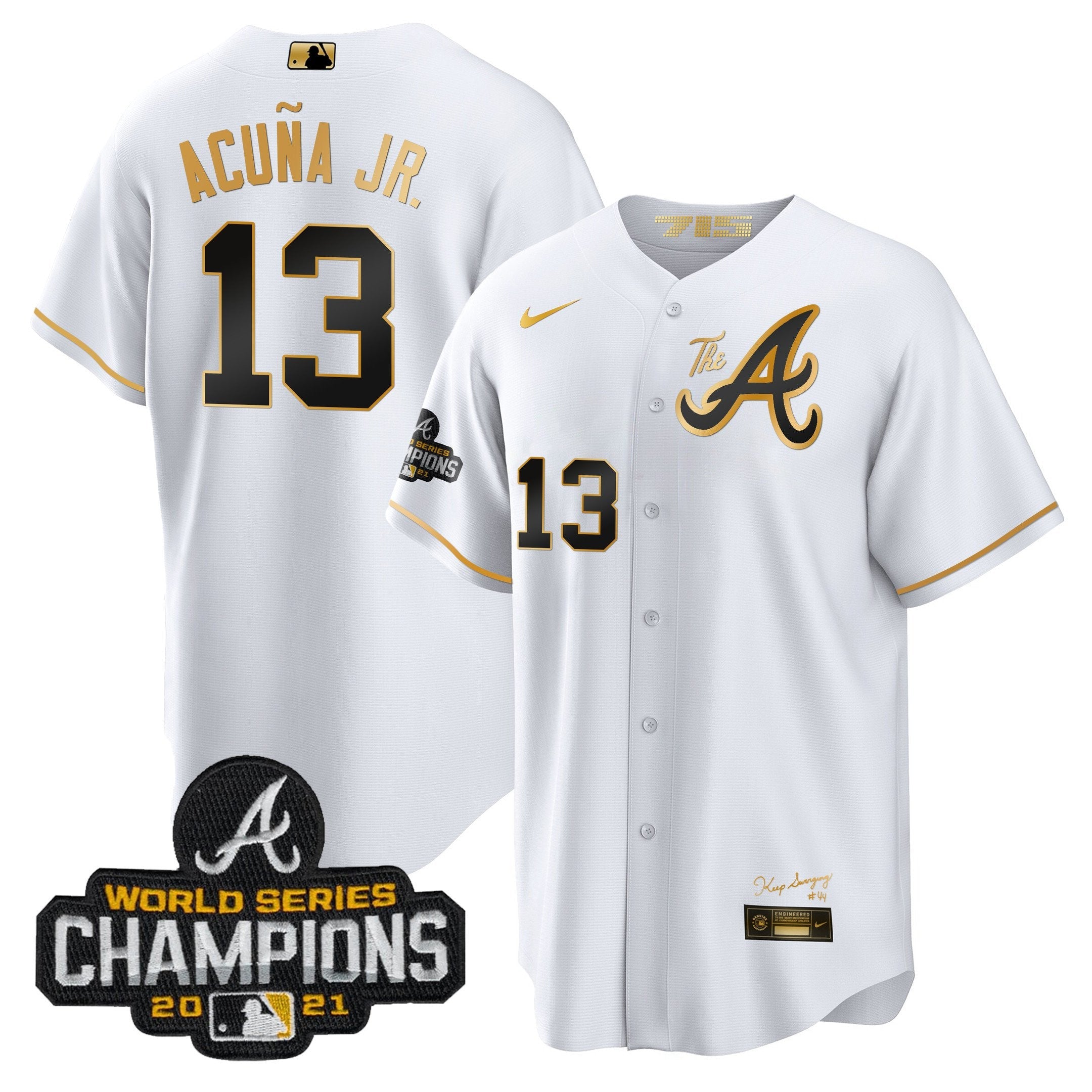 Men’s Atlanta Champions City Connect Gold Cool Base Jersey