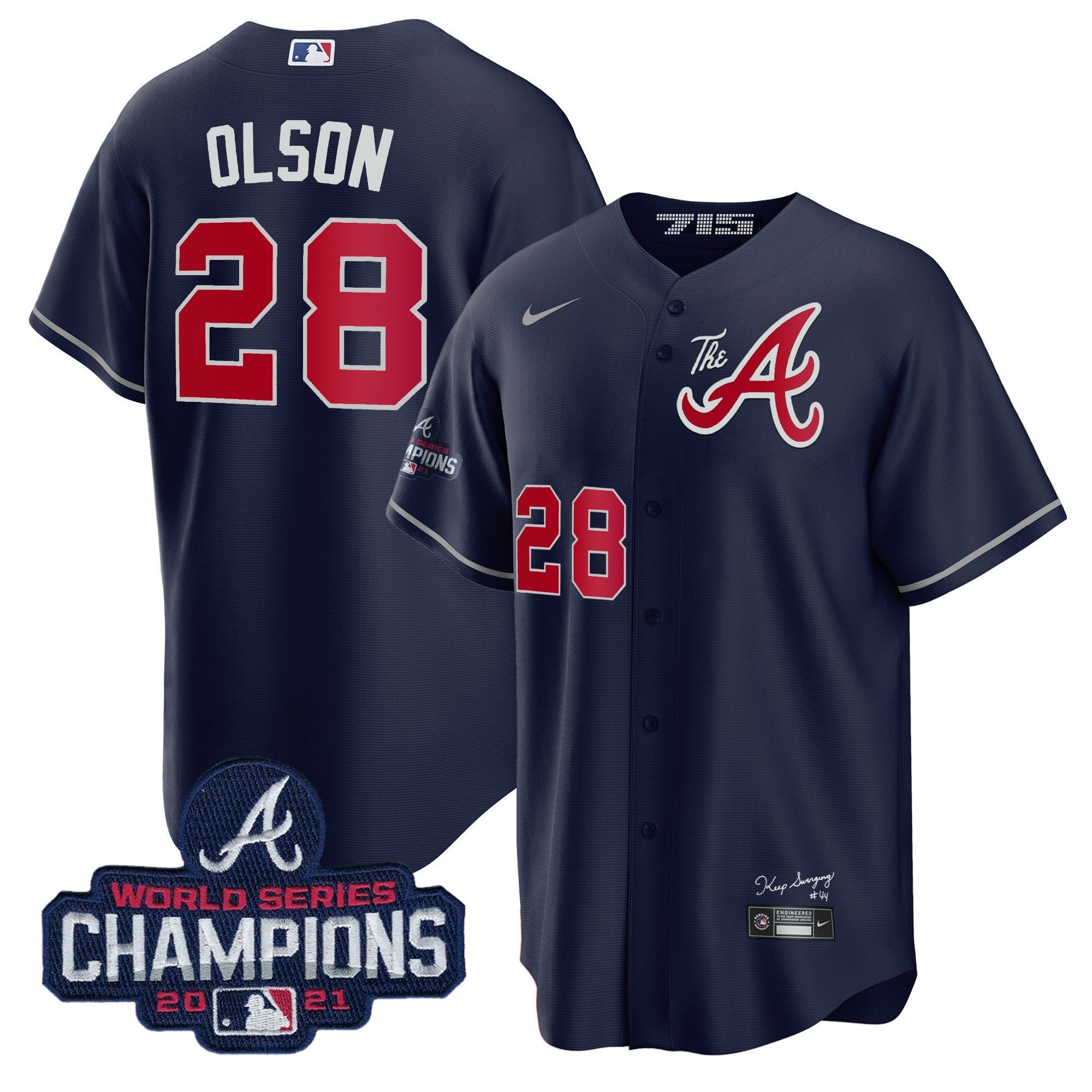 Men’s Atlanta Champions City Connect Gold Cool Base Jersey