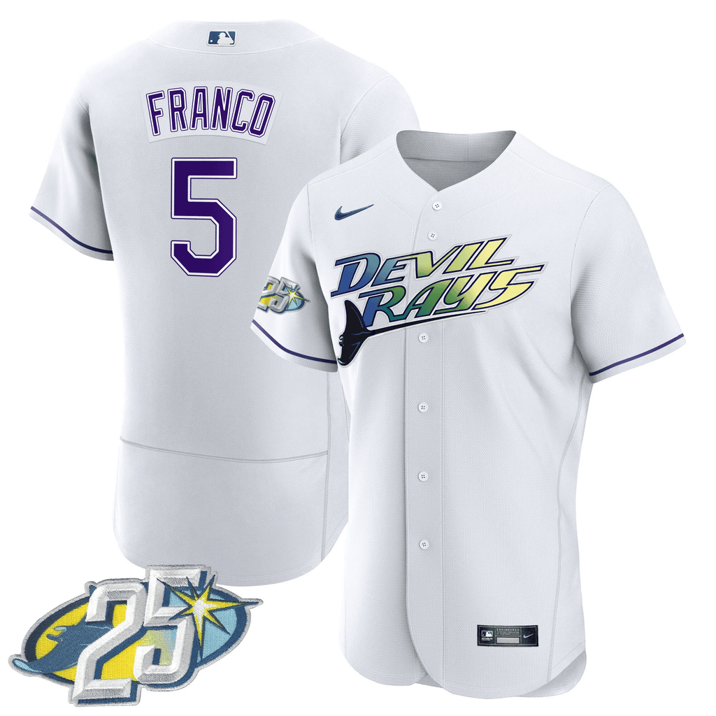 Men’s Tampa Bay 25th Anniversary Patch Flex Base Jersey