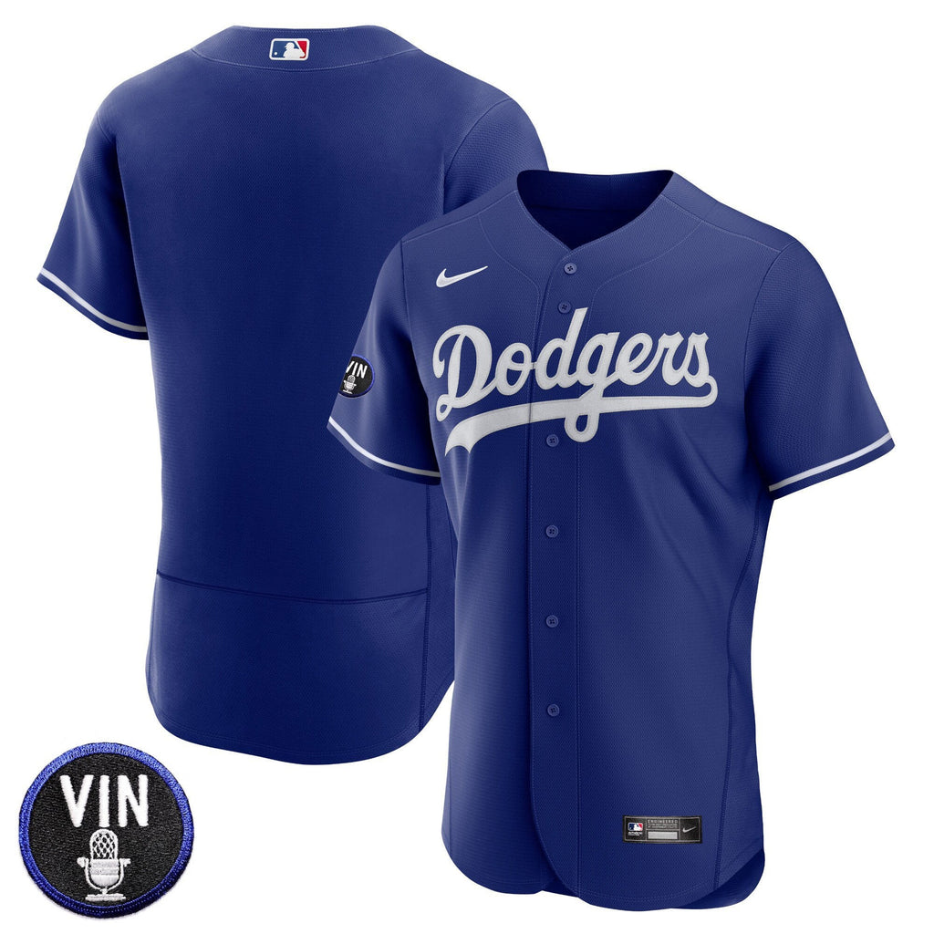 Men’s Vin Scully Patch Flex Base Jersey