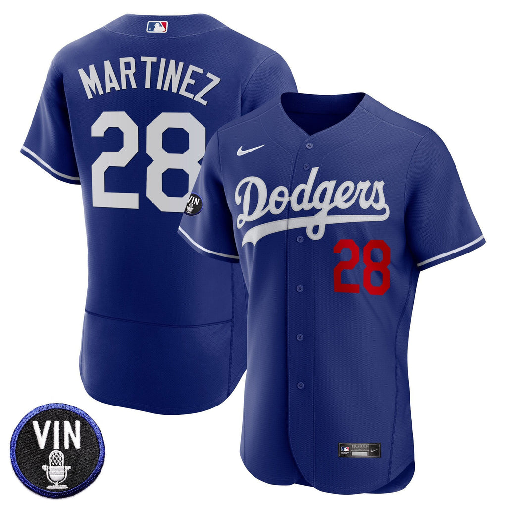 Men’s Vin Scully Patch Flex Base Jersey