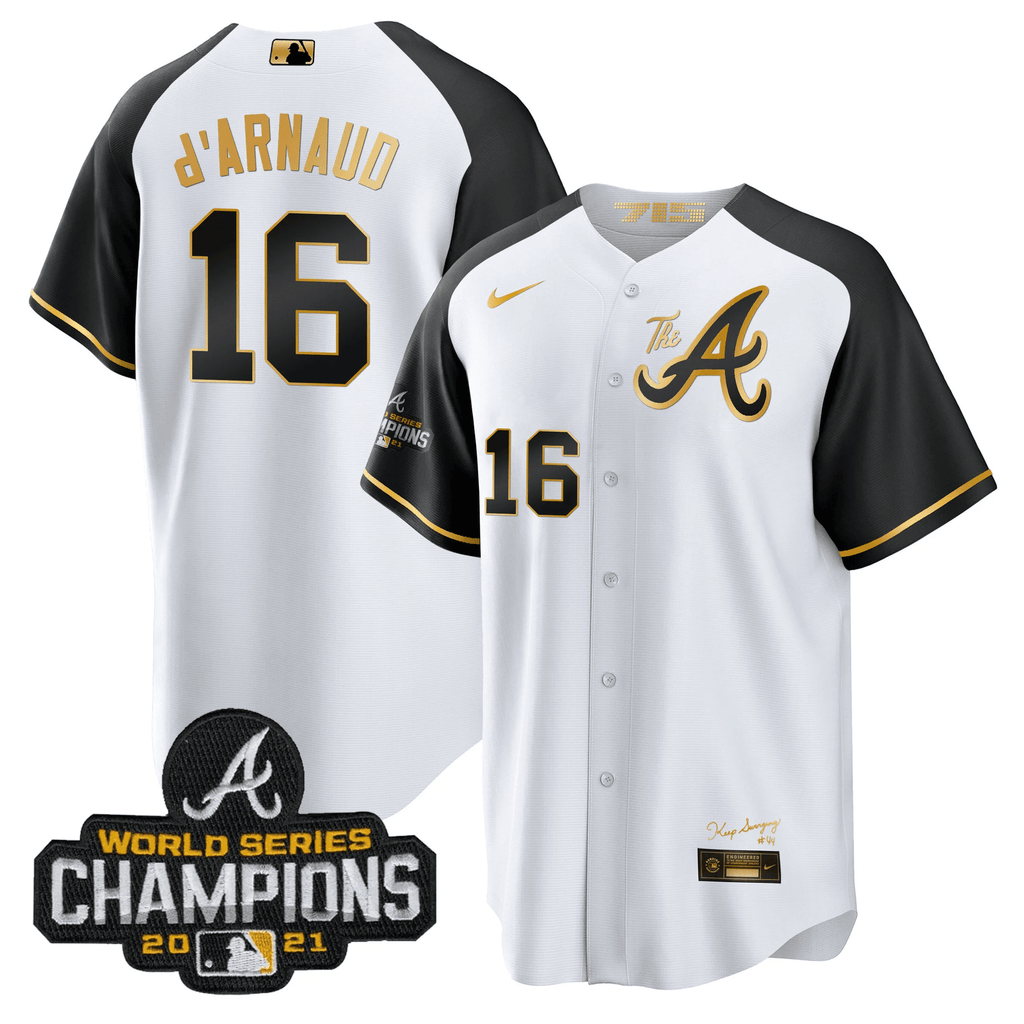 Men’s Atlanta Champions Alternate Gold Cool Base Jersey