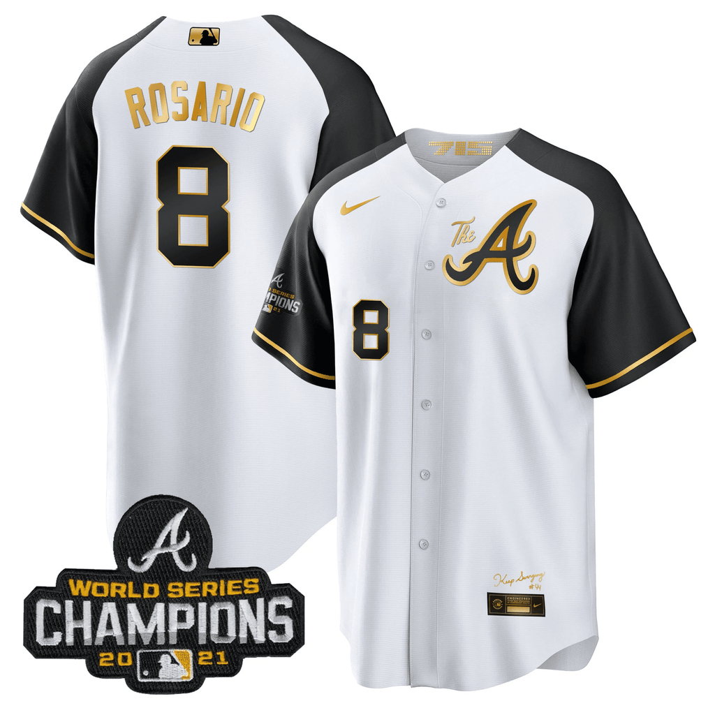 Men’s Atlanta Champions Alternate Gold Cool Base Jersey