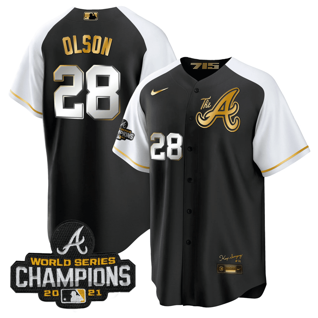 Men’s Atlanta Champions Alternate Gold Cool Base Jersey