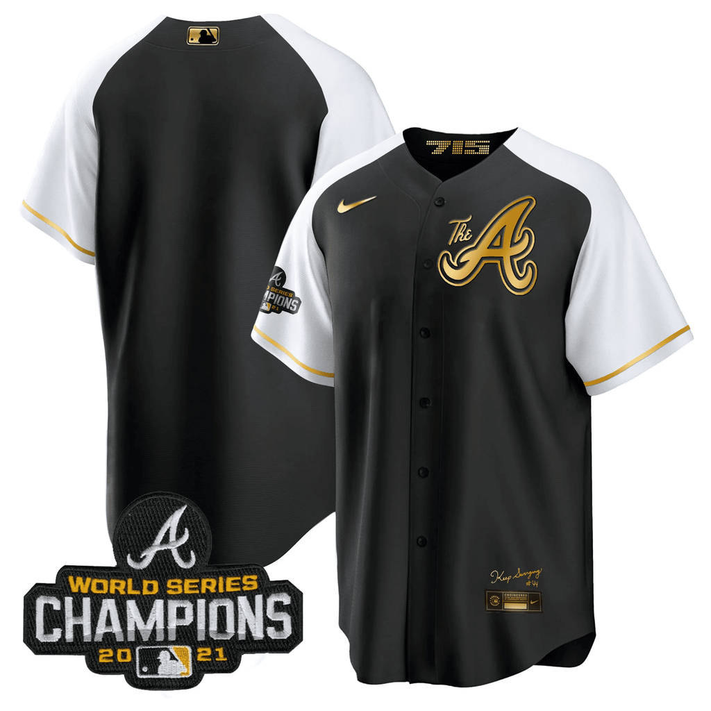 Men’s Atlanta Champions Alternate Gold Cool Base Jersey