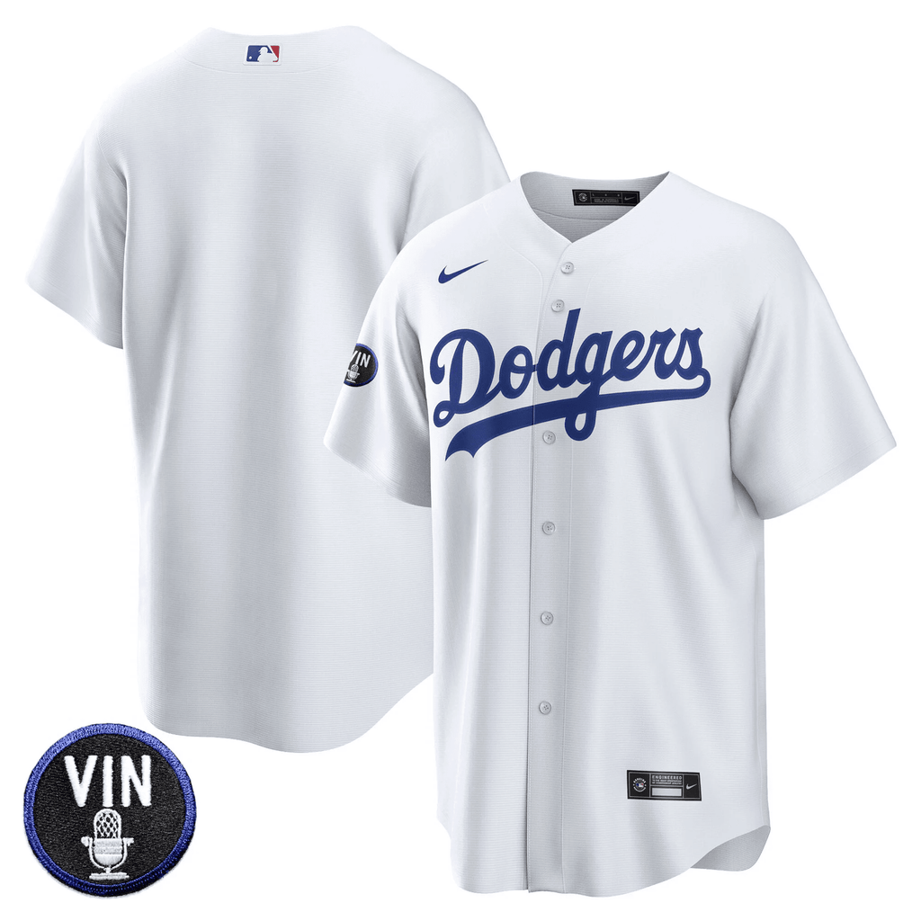 Men’s Vin Scully Patch Cool Base Jersey