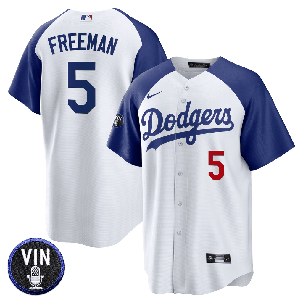 Men’s Vin Scully Patch Cool Base Jersey