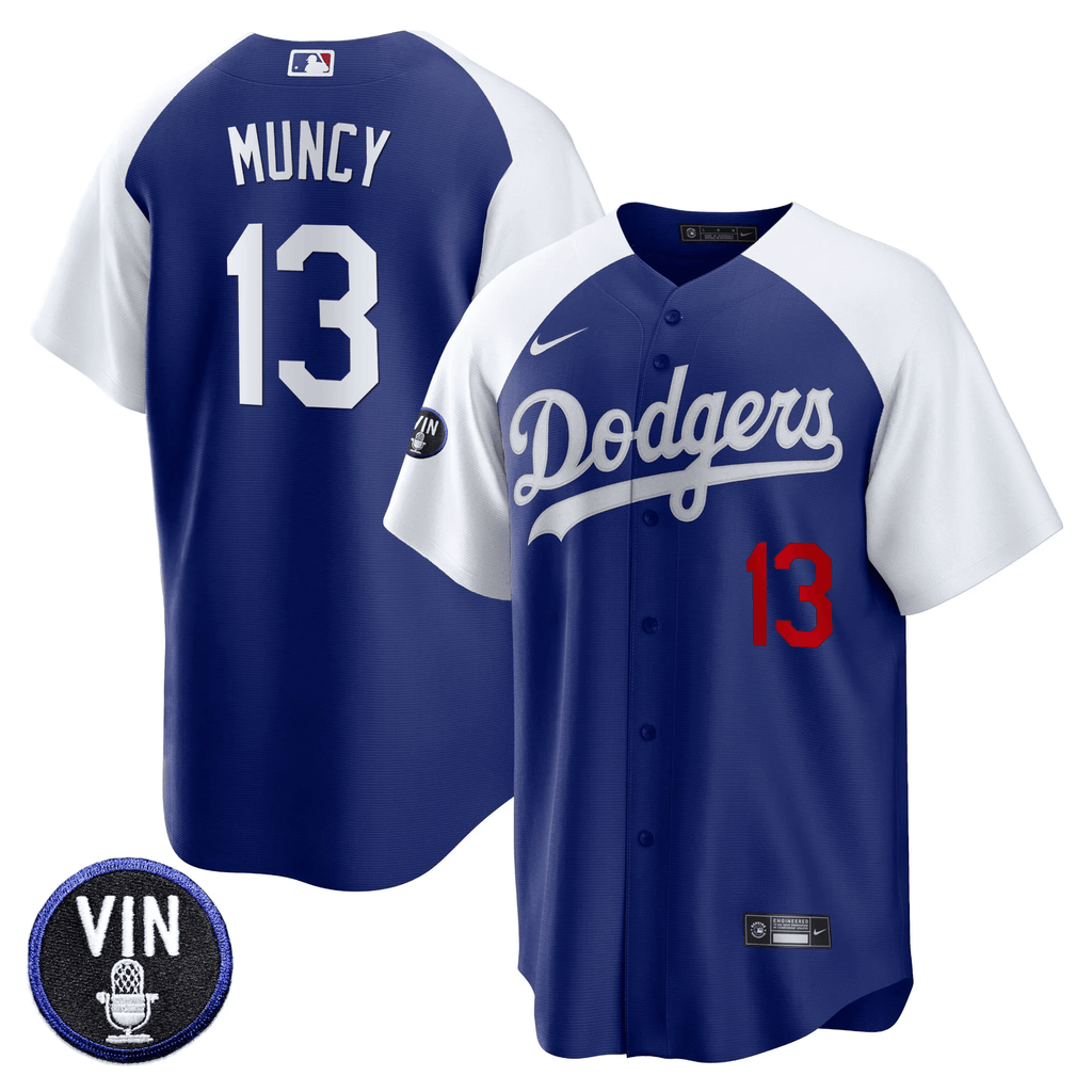 Men’s Vin Scully Patch Cool Base Jersey