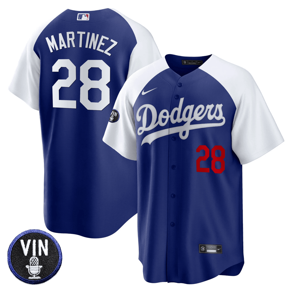Men’s Vin Scully Patch Cool Base Jersey