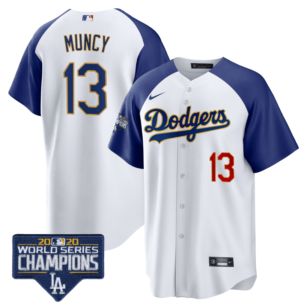 Men’s World Series Champions Patch Cool Base Gold Trim Jersey