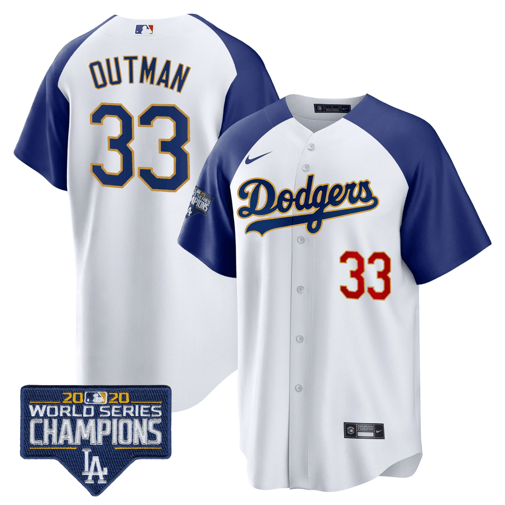 Men’s World Series Champions Patch Cool Base Gold Trim Jersey