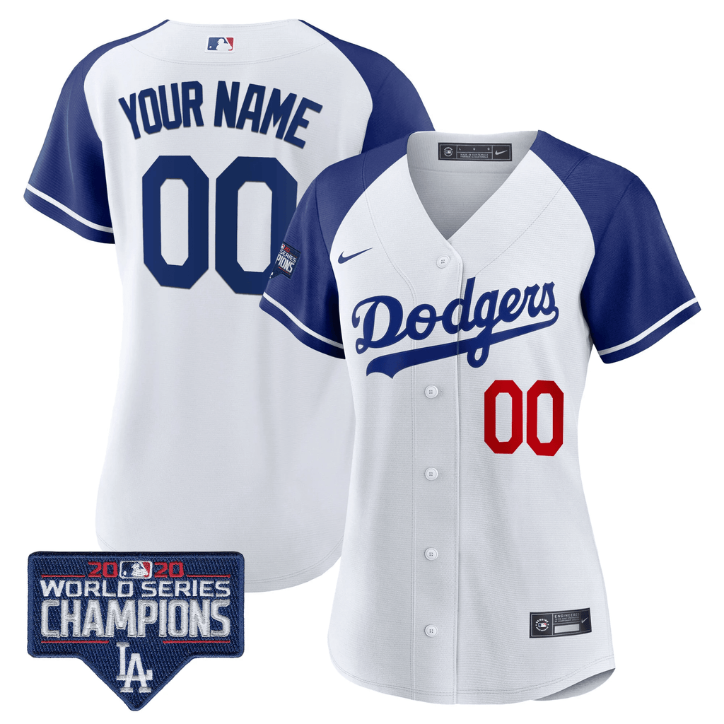World Series Champions Patch Cool Base Custom Jersey
