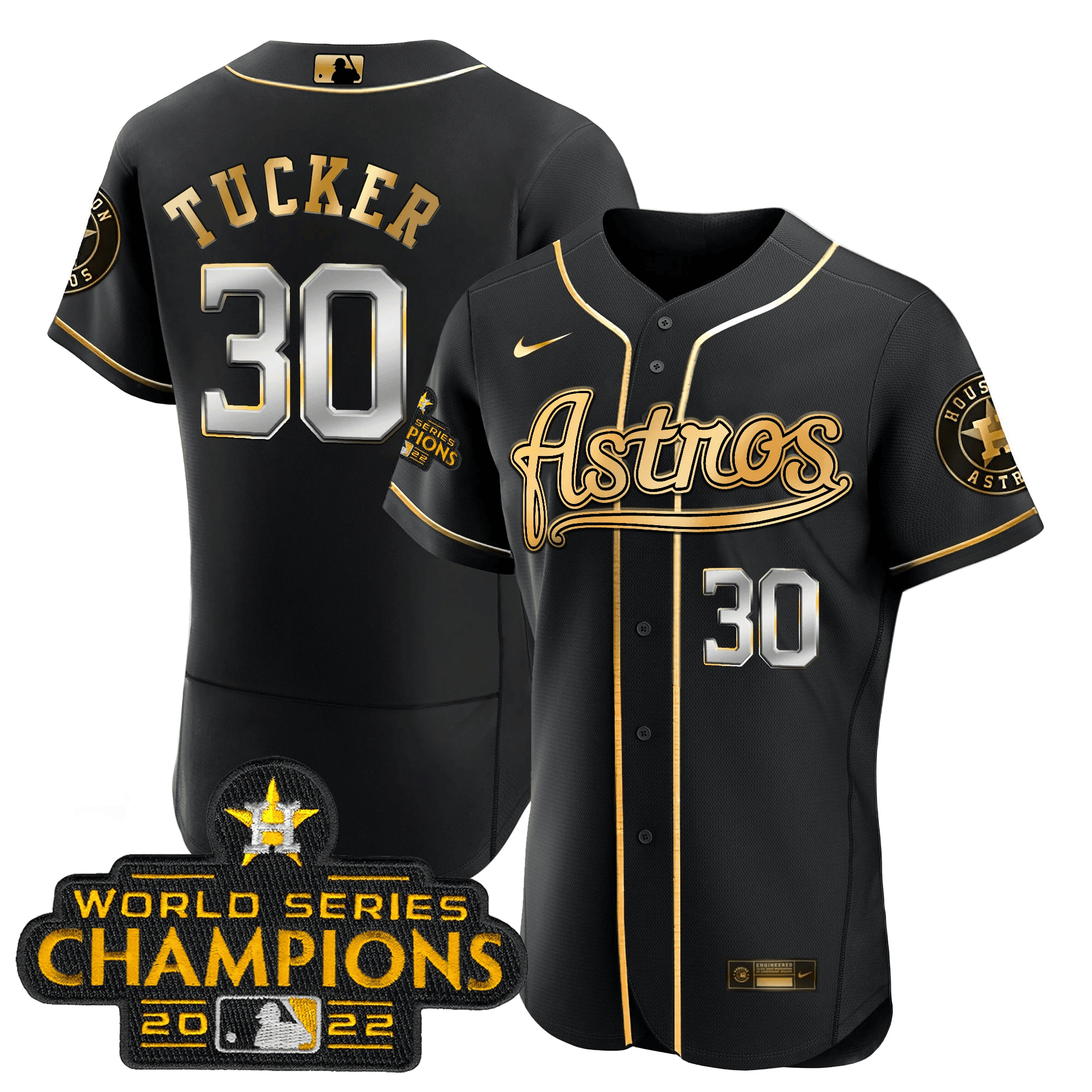 Men’s Champions & Throwback Patch Gold Jersey V2