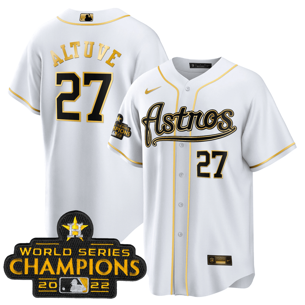 Men’s Champions & Throwback Patch Gold Jersey V2