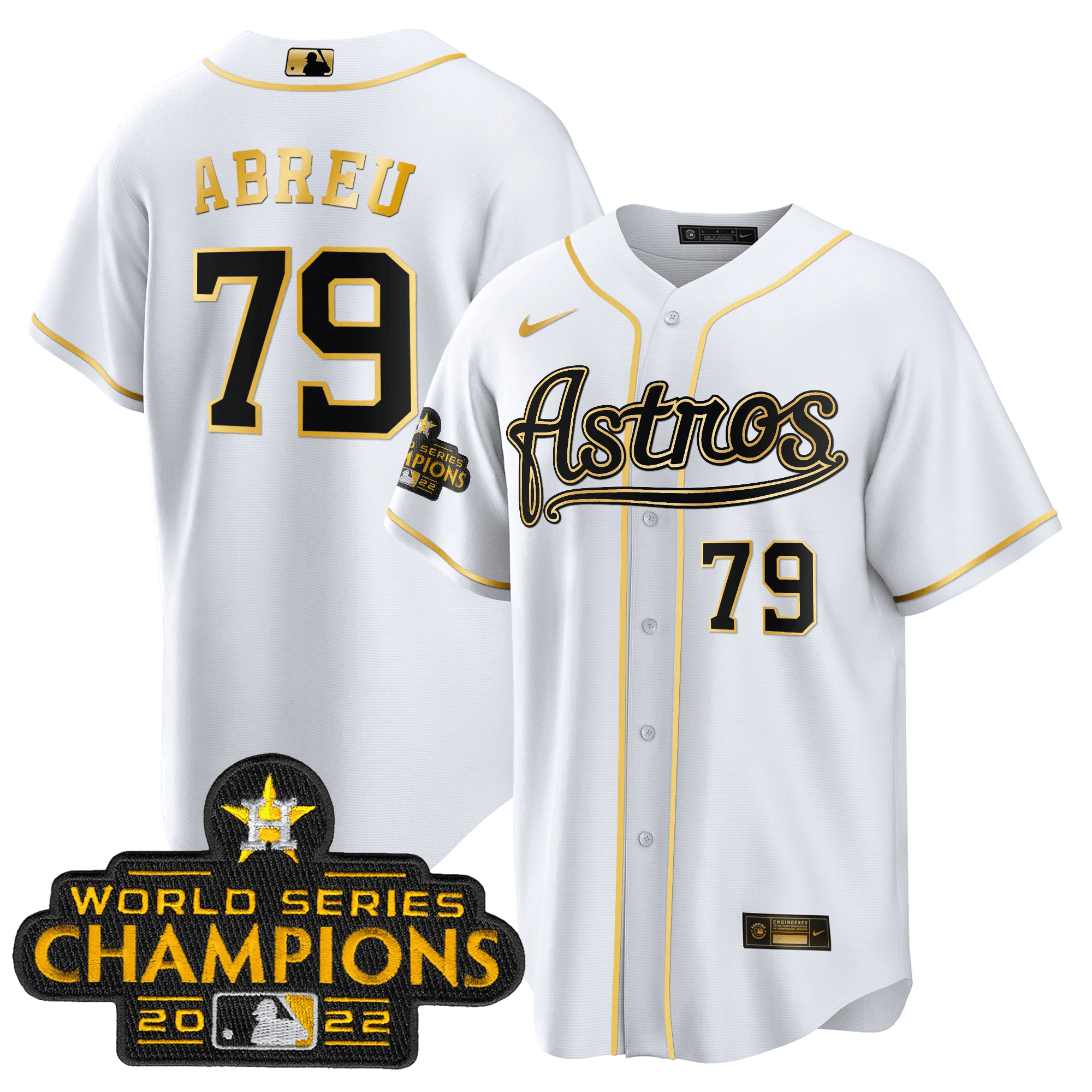 Men’s Champions & Throwback Patch Gold Jersey V2
