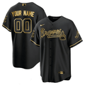 Atlanta Black Gold & White Gold Custom Jersey