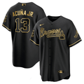 Ronald Acuña Jr. Atlanta Black Gold Jersey