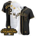 2023 Flex Base Split Black & White Gold Jersey