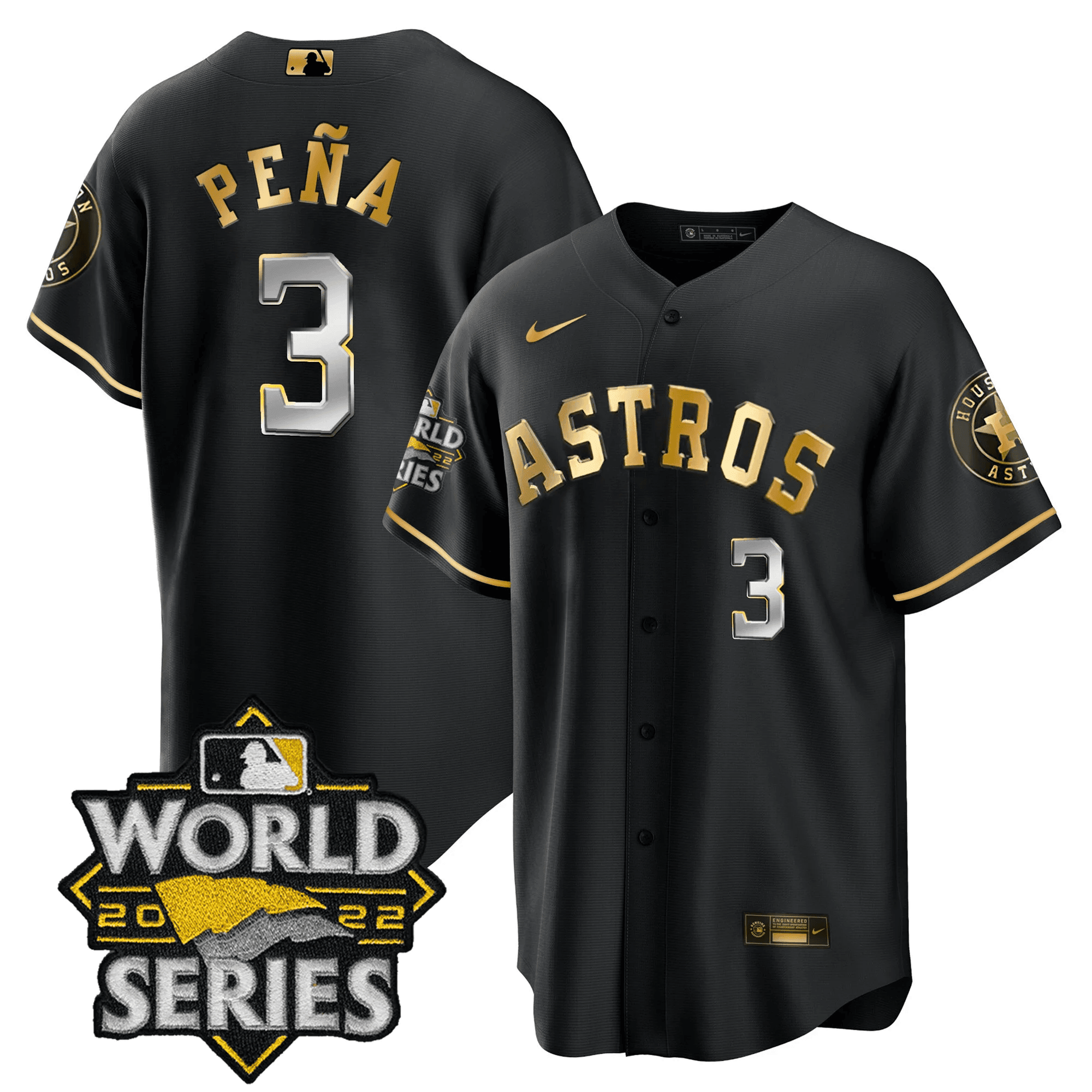 Men’s Houston 2022 World Series Player Jersey
